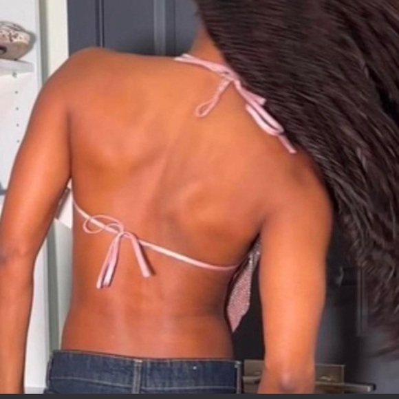 Halter Top Rhinestone Sparkle - Picture 5 of 6